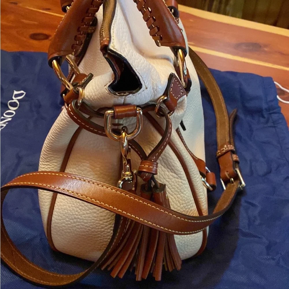 RARE Dooney & Bourke pebble satchel EUC like new in color BLUSH HTF - Picture 7 of 16